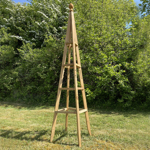 Wooden Garden Obelisk - Brown / 1 by Selections