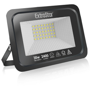 30 W LED Flood Light, 6500K, IP65 (Pack of 1) - black / 1 by ExtraStar