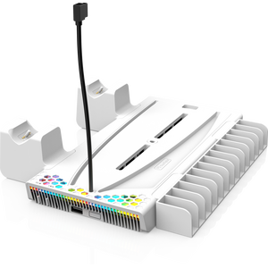 Nexus 5 Cooling and Charging Stand for PS5 and PS5 Slim - White by Oniverse