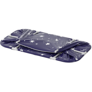 Starry Sky Foldable Bathtub with Cushion by Livingandhome