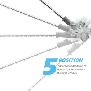 swift 40V Cordless Long Reach Pole Hedge Trimmer - Blue by swift