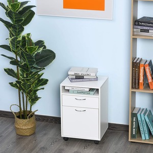 HOMCOM Filing Cabinet With Drawer by HOMCOM