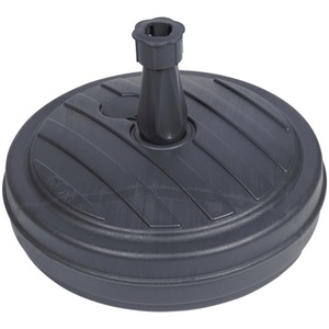 13L Plastic Parasol Base - Dark Grey by URBNLIVING