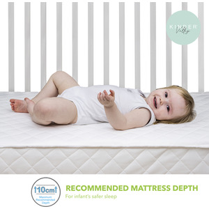 Kinder Flow Cot Mattress (120cm x 60cm) by Kinder Valley