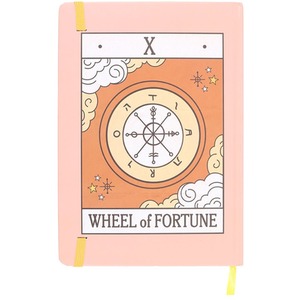 The Wheel of Fortune Vintage Tarot Notebook - A5 by Kingsbury Gifts