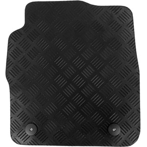 Ford Fiesta Mk7 2011-2017 Tailored Rubber Car Mats Black 4pc Mat Set - Black by Actiasmat
