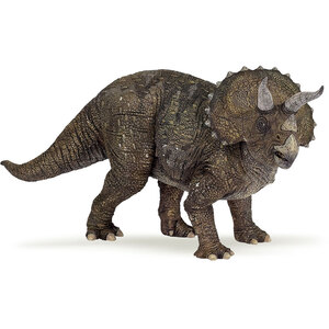 PAPO Dinosaurs Triceratops Toy Figure - Black by PAPO