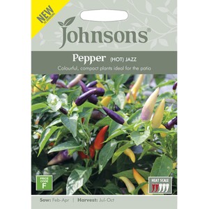 Johnsons Pepper (Hot) Jazz Seeds by Johnsons Seeds
