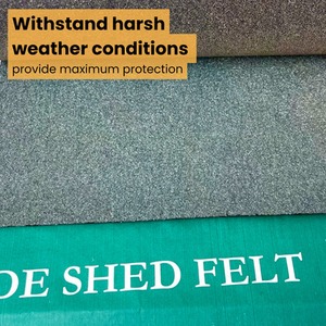 Standard Grade Shed Roofing Felt (5m x 1m) - Green by NOVECRAFTO