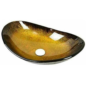 BELOFAY Modern Glass Design Bathroom Counter Top Wash Basin Sink Cloakroom Basin by BELOFAY