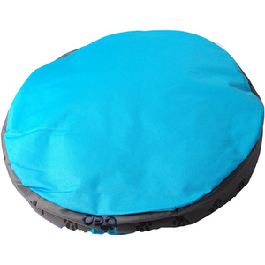 Round Water Resistant Travel Pet Bed in Pink - Aqua Blue by Pet Brands