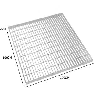 Galvanised Grating Mesh Panels - Silver / 100cm by Monster Shop