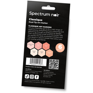 Spectrum Noir Classique 6 Pack - Fair Skintones by Spectrum Noir