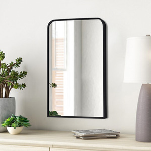 Arched Wall Mirror - Clear / 60cm by Livingandhome