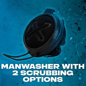 Lynx Manwasher 2-Sided Shower Tool - Black / 1 by Lynx