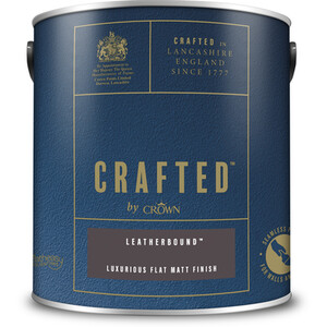 Crown Crafted Luxurious Flatt Matt Paint - Leatherbound by Crown Paints