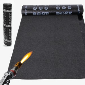 Premium Torch on Heavy Duty Roofing Felt Mineral Capsheet SBS Bitumen Membrane - Black by NOVECRAFTO