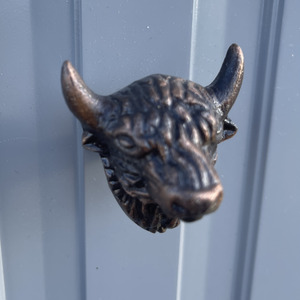 Highland Cow Drawer Knob by Casas Door Furniture