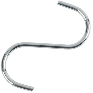 Pack of 10 Tidy S Hooks by Hardware Solutions design