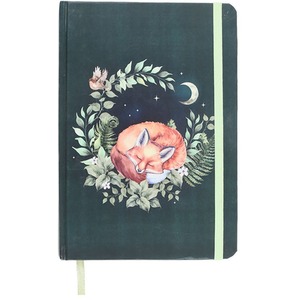 Sleeping Woodland Fox Notebook Journal - A5 by Kingsbury Gifts