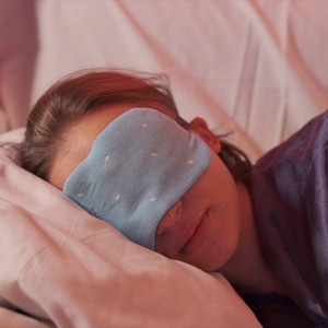 Sleepy Animal Hot and Cold Gel Packs Soothing Eye Mask - Blue / Hedgehog by Ultra