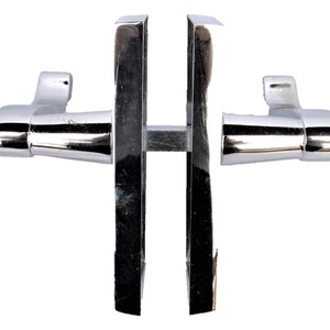 Door Handle Pack Victorian Scroll Latch Hinges - Chrome - Chrome by Betley Butterfly