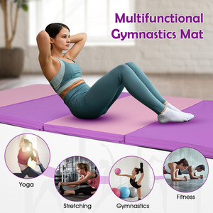 Folding Soft Floor Mat Gym Mat by Costway