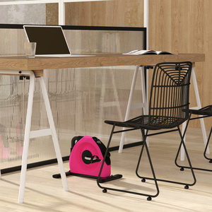 Mini Exercise Bike for Legs and Arms Workout - Pink by SPORTNOW