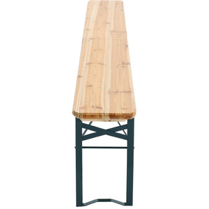 Outdoor Camping Table and Chair - Light Brown / 46cm by Livingandhome