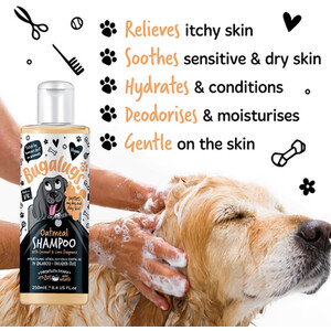 Bugalugs Oatmeal Dog Shampoo 250ml - Orange by Bugalugs