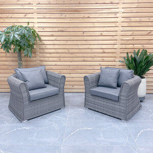 New England Chair - Grey / 2 by Malay