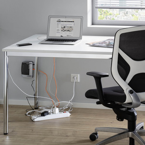 Durable CAVOLINE Cable Management Box - Grey / 414mm by Durable