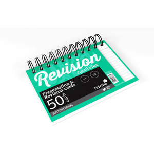 Silvine Wiro-Bound Revision Cards by Silvine