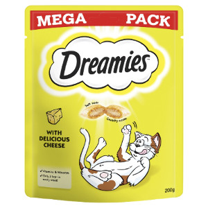 Dreamies Cheese Mega Pack - 200g by Dreamies