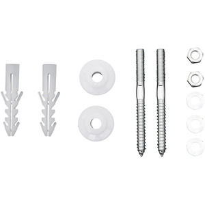 Ceramic Countertop Basin with Central Drain Set - White by Livingandhome