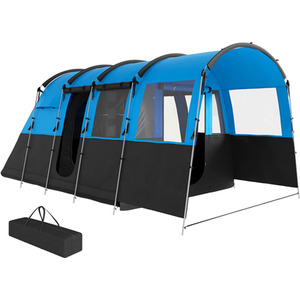 Outsunny 8-Person Camping Tent Tunnel Design with 4 Large Windows by Outsunny