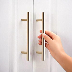 2-Piece Gold Aluminum Alloy Furniture Handles - Gold / 25cm by lifeideas