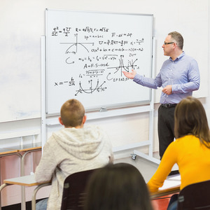Mobile Whiteboard with Grid Patter Board - White by Costway
