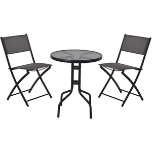 3 Piece Garden Furniture Set - Anthracite