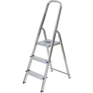 Light-Duty Platform Step Ladder - Silver / 133cm by TB Davies