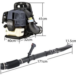 SwitZer Leaf Blower Backpack Petrol 01 Grey - Grey by SwitZer