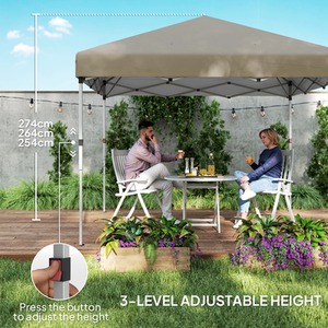Outsunny 3x3(M) Pop Up Gazebo Party Tent by Outsunny