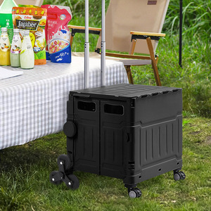 Folding Stair Climbing Shopping Trolley by lifeideas