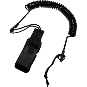 Coil Leash for Stand Up Paddle Boards - Black by Samuel Alexander