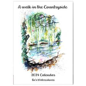 Countryside Landscapes in Watercolour 2024 Calendar by BebesArts