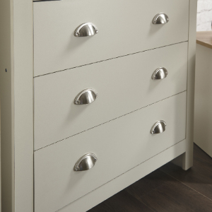 Lancaster Four Piece Bedroom Set - Cream by GFW