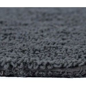 Luxury Reversible Cotton Shower Mat - Grey by Homescapes