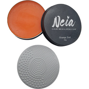 Orange Zest Cosmetic Brush and Sponge Cleaning Soap - Orange by NEIA