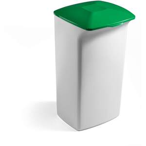 Durable DURABIN Square 40 Litre Waste Bin - Grey by Durable