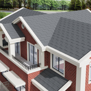 Set of 14 Self-Adhesive Asphalt Roof Shingles by lifeideas